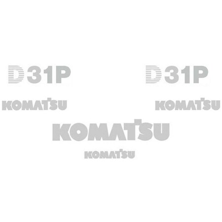 Aftermarket Decal Set KOMD31P-20DECALSET